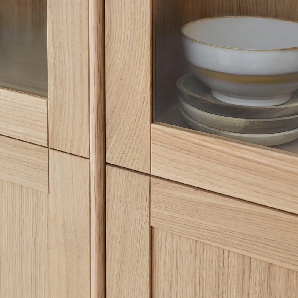 Vetrina con illuminazione in rovere 89x199 cm Mistral - Hammel Furniture