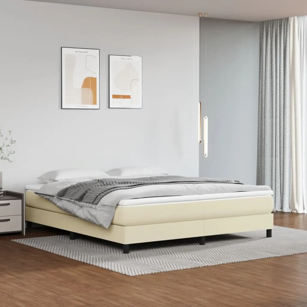 Giroletto Crema 180x200 Cm İn Similpelle /