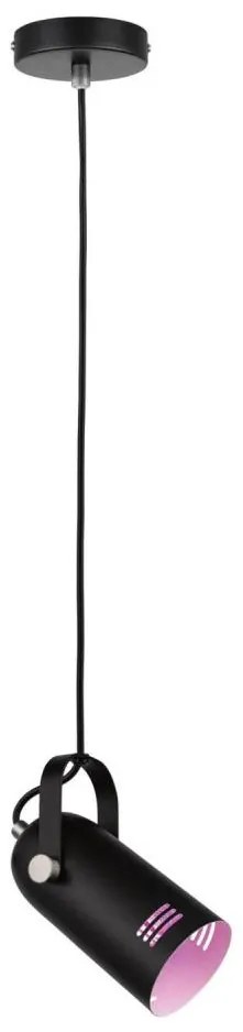 Paulmann 79766 - 1xE27/15W Lampada a sospensione su cavo LAVEA 230V nero