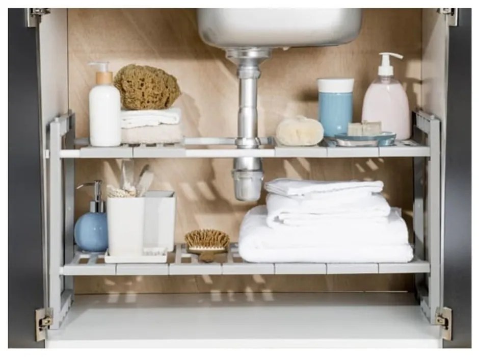 Scaffale espandibile per mobile sotto il lavello con larghezza regolabile - Compactor