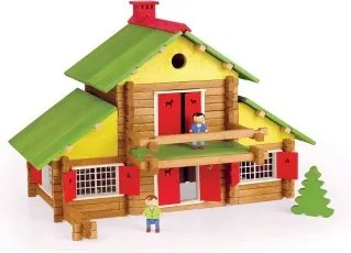 Blocchi di Costruzioni Jeujura My Wooden Chalet 8005 240 Pezzi