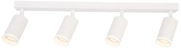 Faretto PIPE 4xGU10/10W/230V bianco