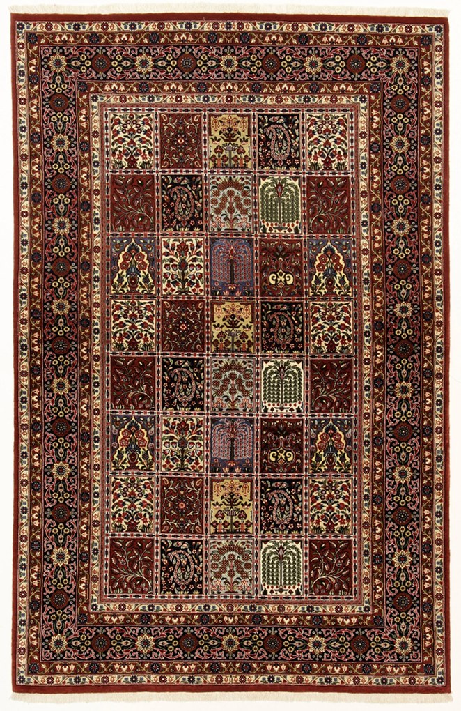 Ghom Tappeto 210x140 (Iran) Annodato A Mano