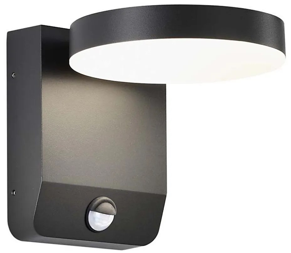 LED Applique da esterno con sensore LED/17W/230V 3000K nero