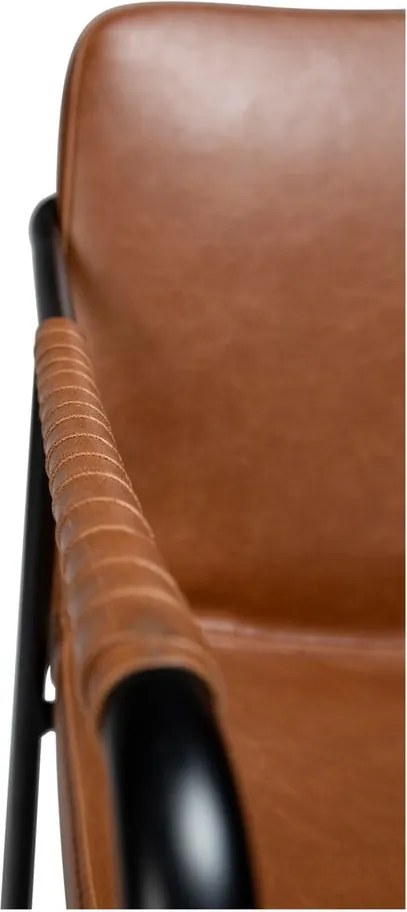 Sedia da pranzo in similpelle marrone Boto - DAN-FORM Denmark