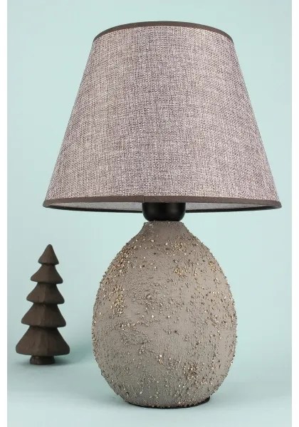 Lampada da tavolo RAMZES 1xE27/40W/230V grigia