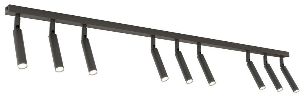 Lampadario Orientabile da soffitto IVI 9 Black