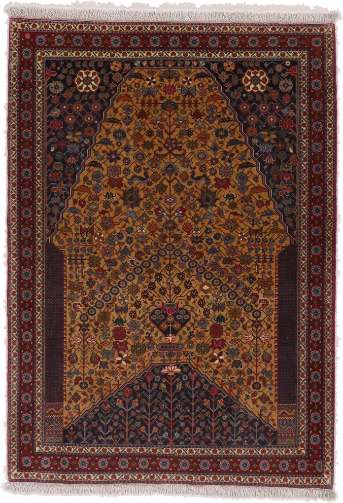 Tappeto persiano 100x140 (Iran) Annodato A Mano