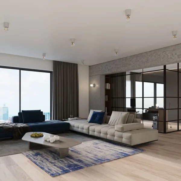 Plafoniera SALGADO 1xE27/60W/230V concrete