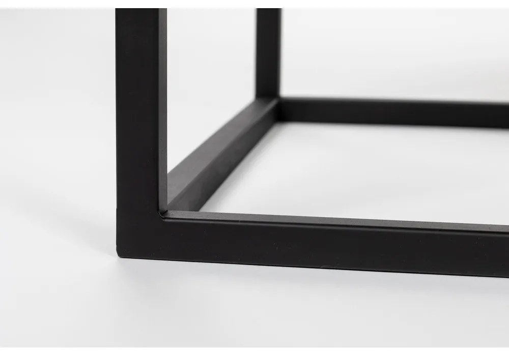 Tavolo TV in rattan nero 38x55 cm Guuji - White Label