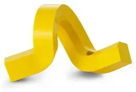 Crooked Portacandele One Giallo - Normann Copenhagen