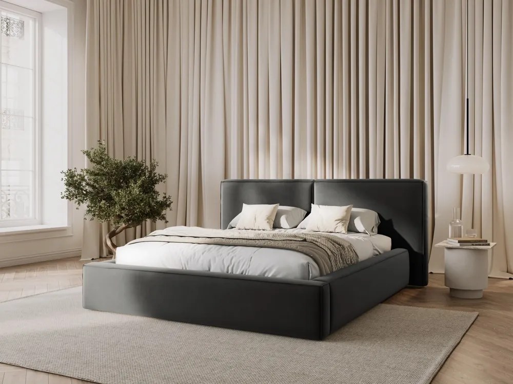 Letto Arendal in velluto - 180x200 cm