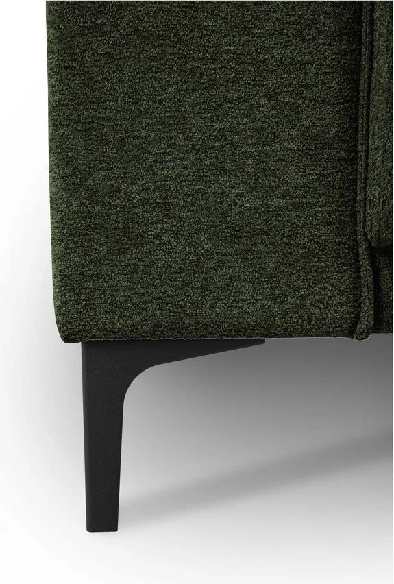 Divano verde con rivestimento in ciniglia 224 cm Copenhagen – Scandic