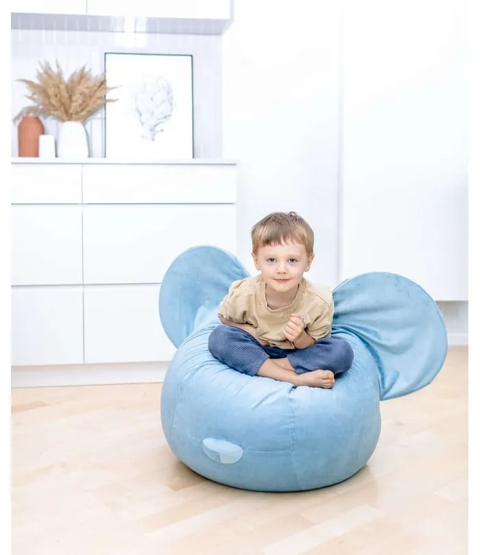 Borsa da divano per bambini in velluto rosso Ears - The Brooklyn Kids