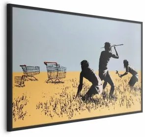 Poster - Bargain Hunters Cornice nera 60x40