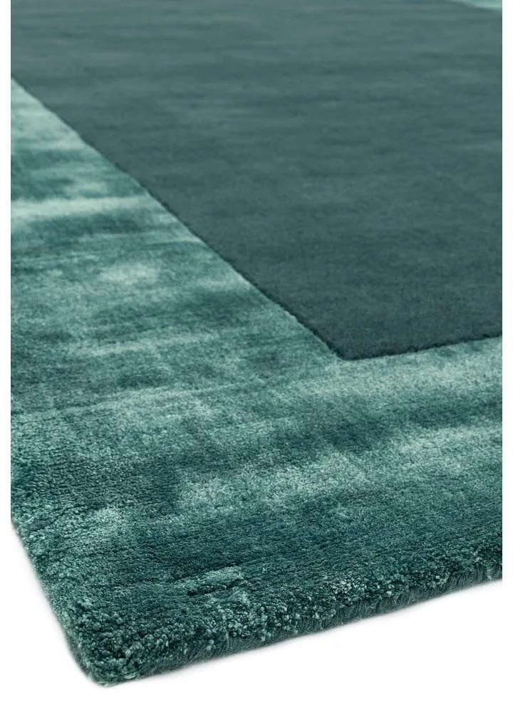 Tappeto in misto lana tessuto a mano color petrolio 80x150 cm Ascot - Asiatic Carpets