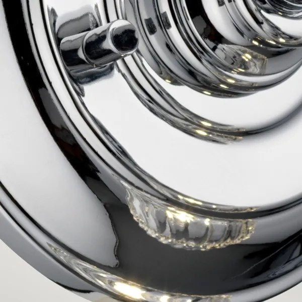 Quintiesse QN-KEYNES1-BATH-LED Applique da bagno KEYNES 1xG9/3W/230V IP44, cromo lucido