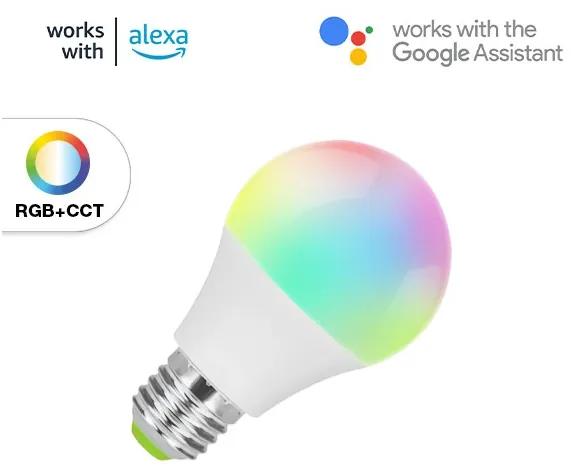 Lampada LED  smart E27 11W RGB+CCT WiFi - Amazon Alexa e Google Home Colore RGB+CCT