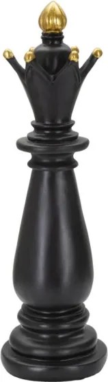 Alfiere Nero E Oro Cm Ø 12,5X38,5