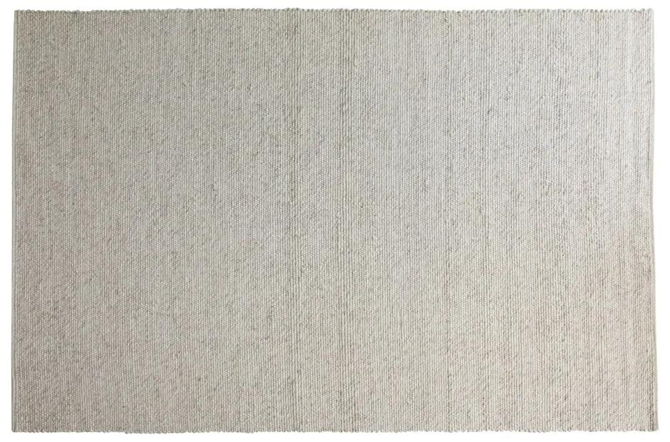 Tappeto in lana grigio chiaro 290x200 cm Auckland - Rowico
