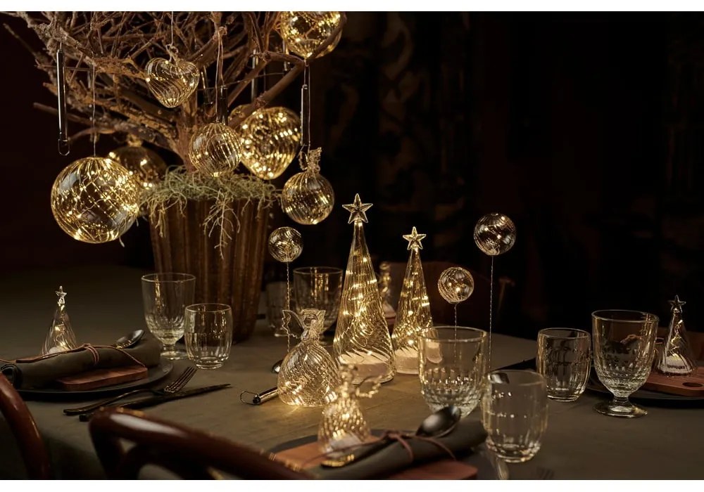 Decorazione luminosa a LED Sfera, Ø 10 cm Wave - Sirius