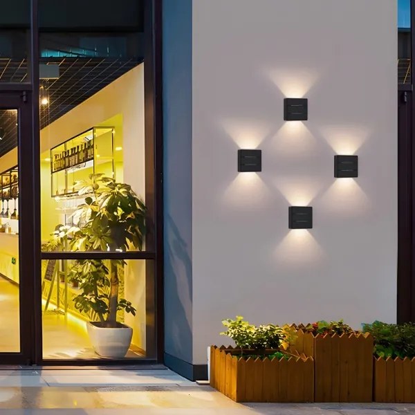 Immax 08520L - Applique da esterno a LED LUXLINE 6W/230V 3000K IP54 nero