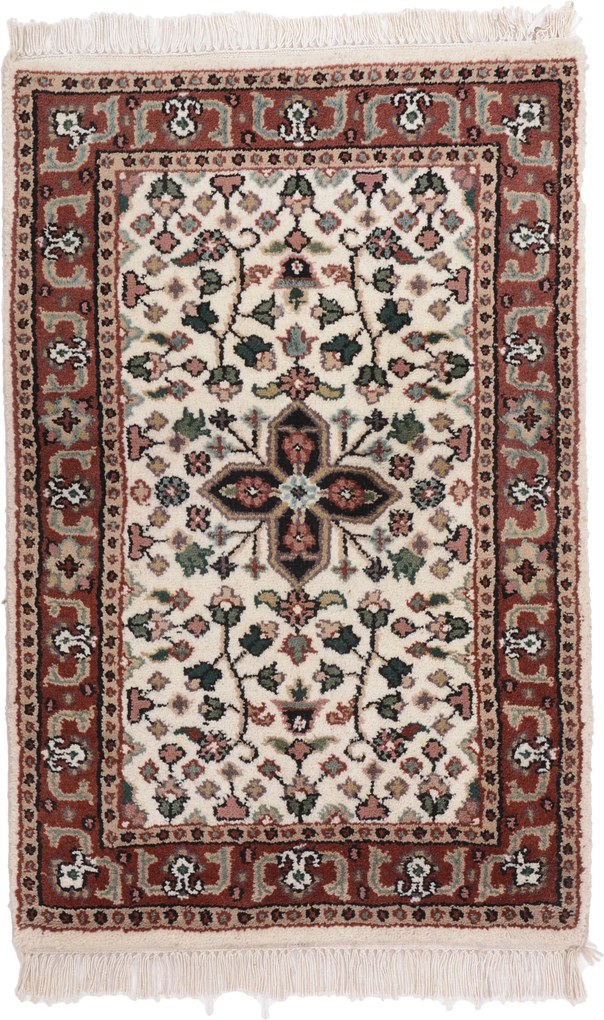 Persian Tappeto 90x60 (Indian) Annodato A Mano