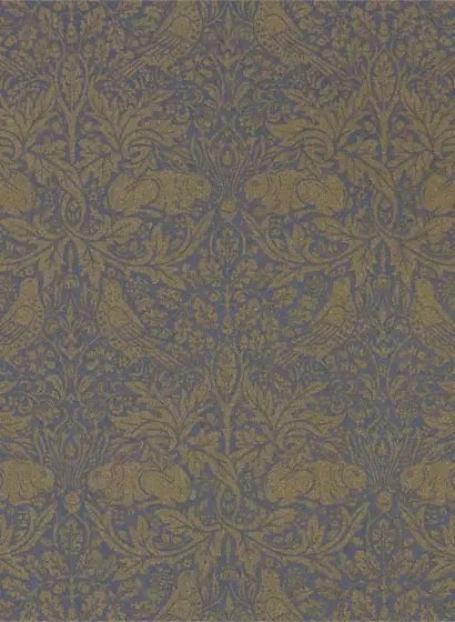 Morris & Co. Tapete Pure Brer Rabbit - Ink/ Gold