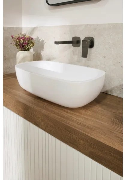 KFA Armatura 4529-810-61 - Miscelatore per lavabo a incasso MALAGA, grigio metallico