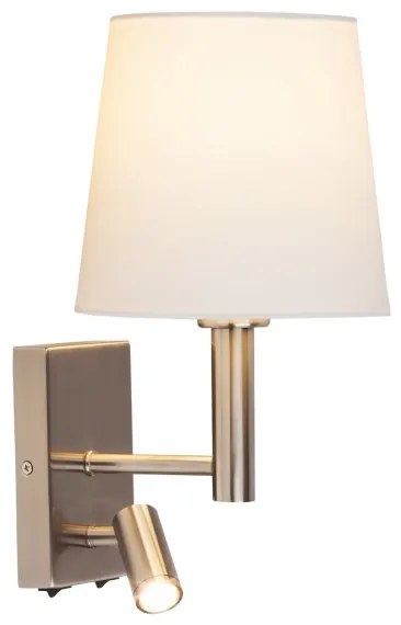 Rabalux 6539 - Lampada da parete LED HARVEY E27/40W + LED/3W