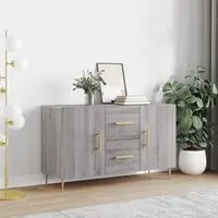 Credenza Grigio Sonoma 100x36x60 cm in Legno Multistrato 828162