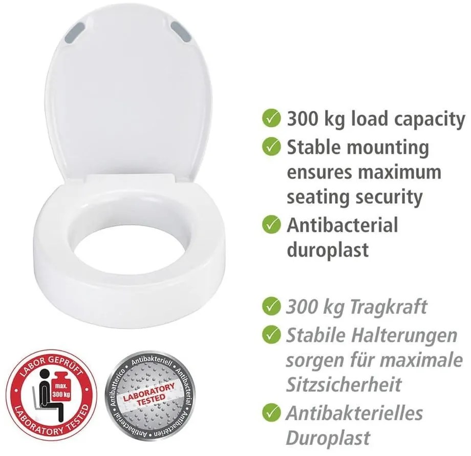 Sedile per WC Comfort bianco Secura - Wenko
