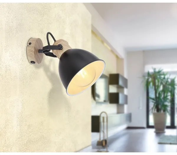 Globo 54018-1S - Faretto da muro WIHO 1xE27/40W/230V