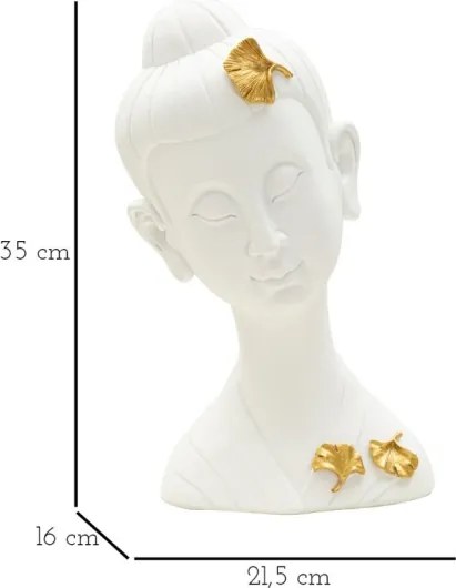 Testa Buddha -A- Cm 21,5X16X35