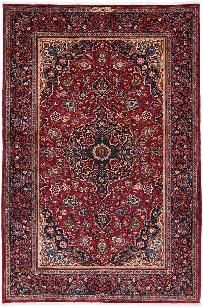 Kashan Tappeto persiano 210 x 140 (Iran) Annodato A Mano