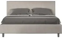 Letto Matrimoniale 160x210 cm con Rete Adele Labirinto 01 Bianco