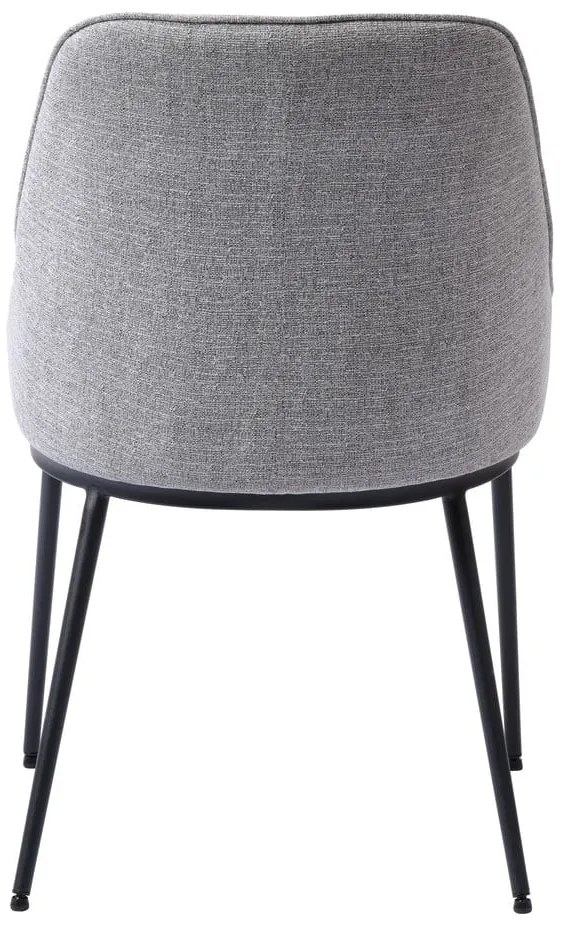 Sedie da pranzo grigie in set di 2 Meridian - Unique Furniture