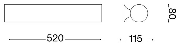 Ideal Lux - Applique CAMERINO 3xE14/40W/230V bianco