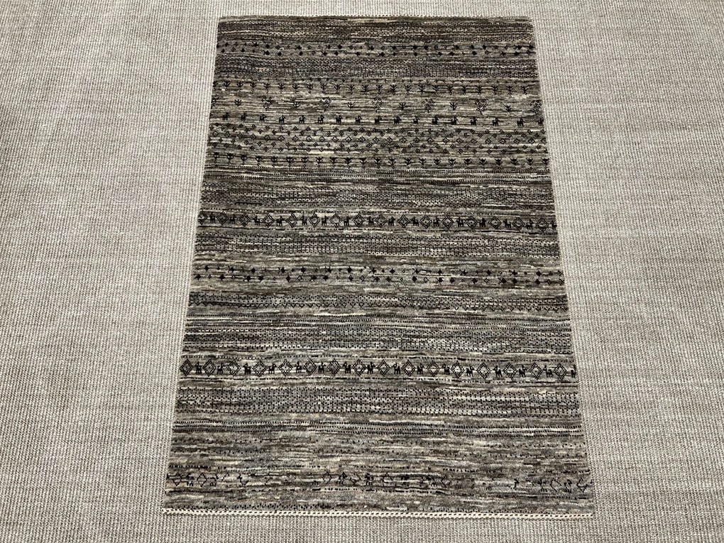 Loribaft Tappeto 90 x 130 Marrone (Iran) Annodato A Mano