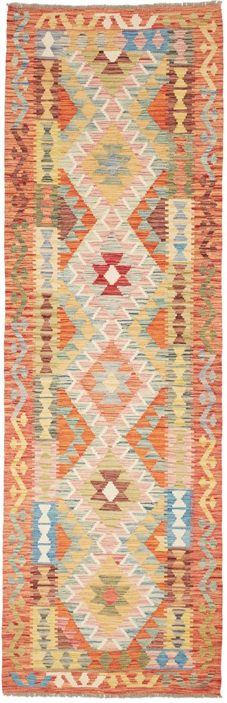 Kilim Tappeto 290x90 (Pakistan) Tessuto A Mano