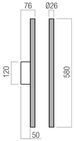 Redo 01-4057 - Lampada da parete dimmerabile a LED NIKOS LED/10W/230V bianca