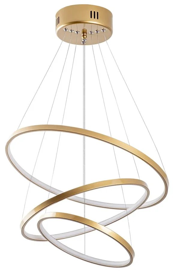 Lampada a sospensione LED in oro ø 50 cm Simit - Opviq lights