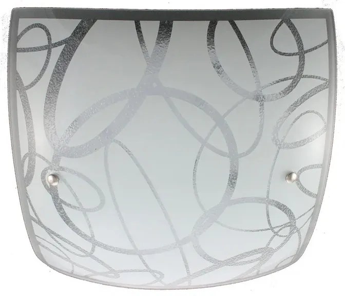 Plafoniera LED neoclassico Anelli Q., bianco Ø  cm, 3350 lumen