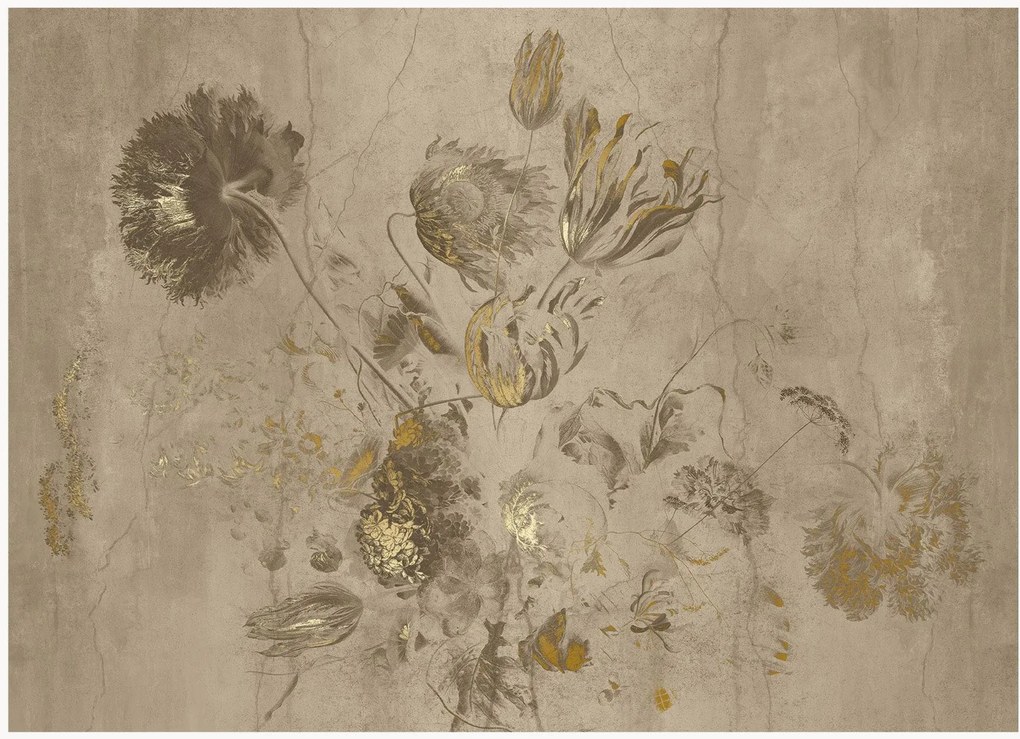 Carta da parati Frans Uyterlinde - Fresco Flowers