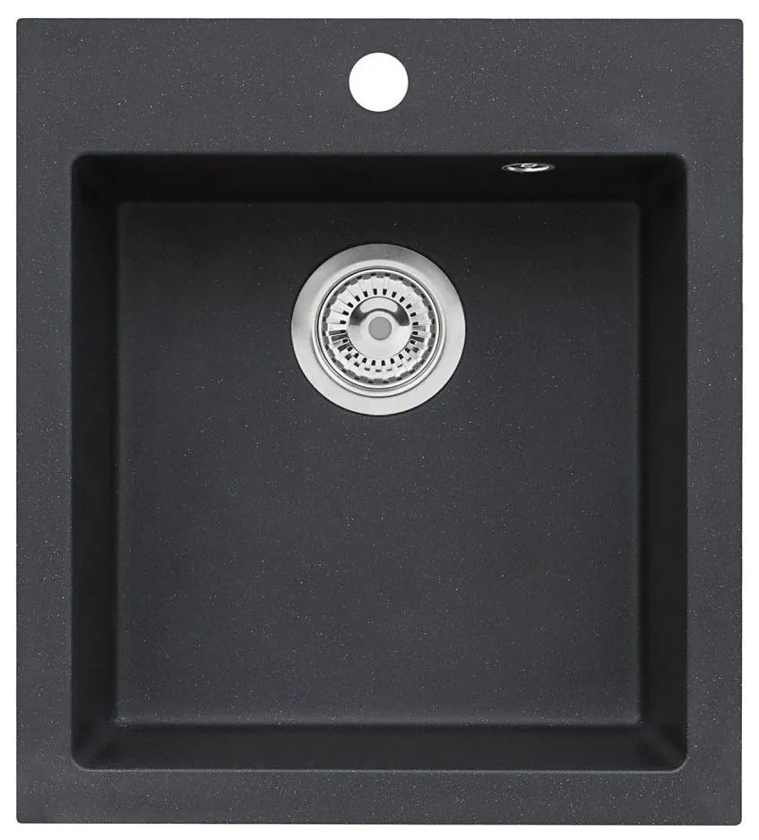 ALVEUS 1133432 - Lavello della cucina CORTINA 50x45 cm granito/nero