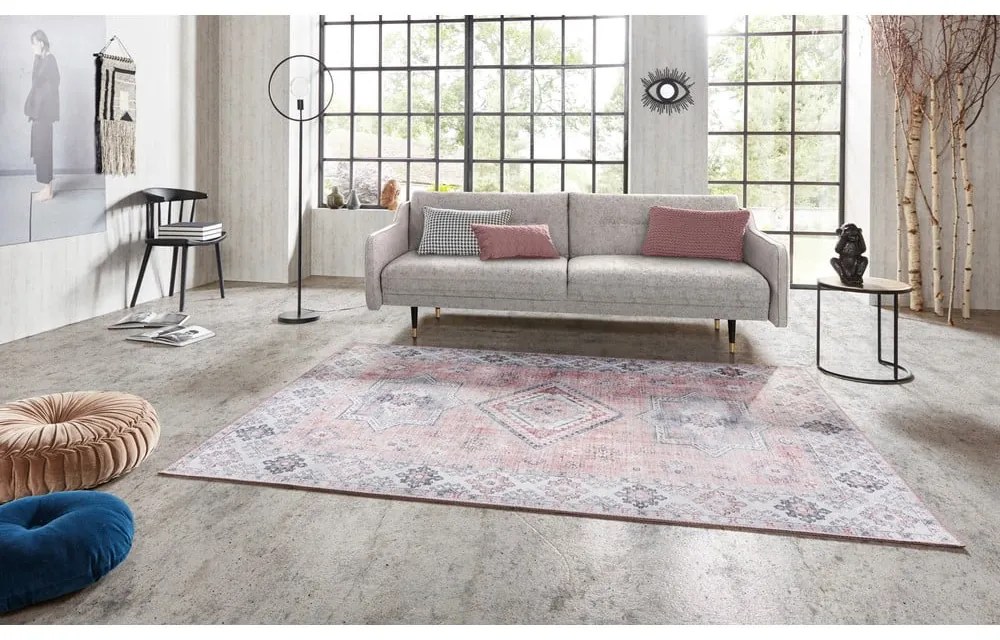 Tappeto rosa chiaro , 80 x 150 cm Gratia - Nouristan