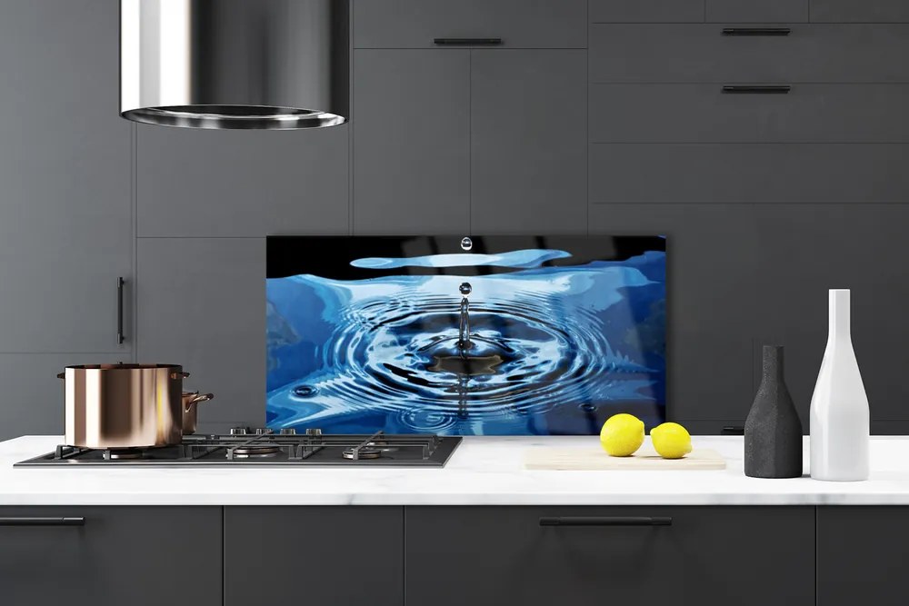 Pannello paraschizzi cucina Acqua Art 140x70 cm