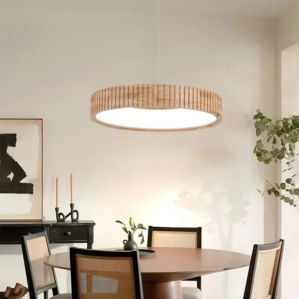 Brilagi - Lampadario LED a sospensione con cavo FALCON WOOD MODERN LED/30W/230V Ø 45 cm in legno