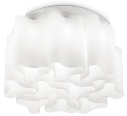 Lampada da soffitto 10 luci bianco D.73,5 x H .35 cm