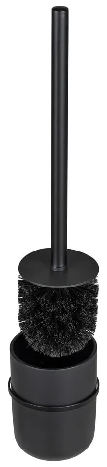 Scopino nero autoportante in plastica Carpino - Wenko